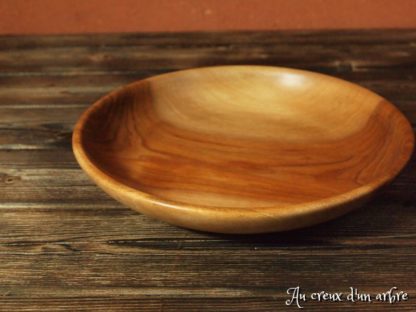 Assiette creuse en noyer – Image 2