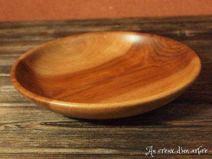 Assiette creuse en noyer – Image 3
