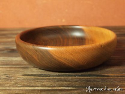 Assiette creuse en noyer – Image 3