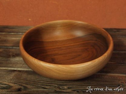 Assiette creuse en noyer – Image 2
