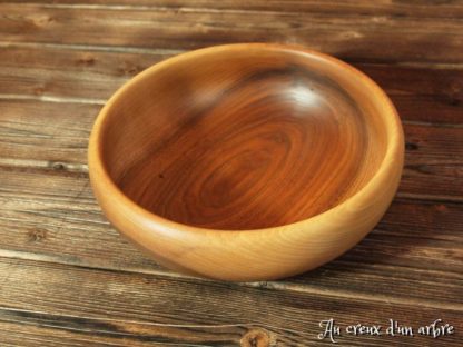 Assiette creuse en noyer – Image 3