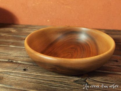 Assiette creuse en noyer – Image 4