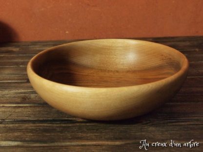Assiette creuse en noyer – Image 2