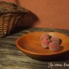 Plat ou coupe à fruits en poirier – Image 2