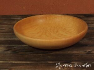 Assiette creuse en frêne 628