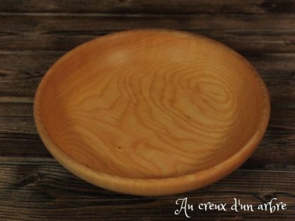 Assiette creuse en frêne – Image 2