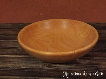 Assiette creuse en frêne – Image 2