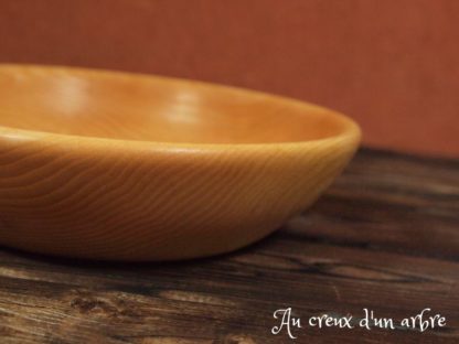 Assiette creuse en frêne – Image 3