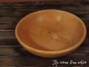 Assiette creuse en frêne 626