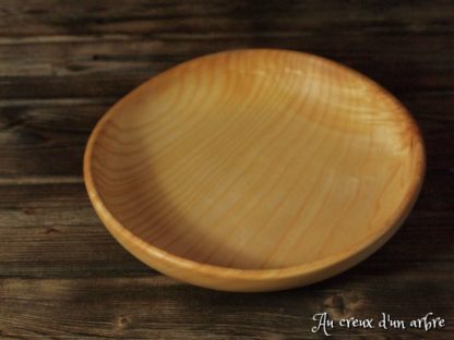 Assiette creuse en frêne – Image 4