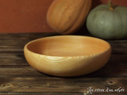 Assiette creuse en frêne – Image 3