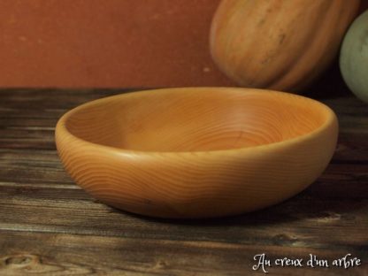 Assiette creuse en frêne