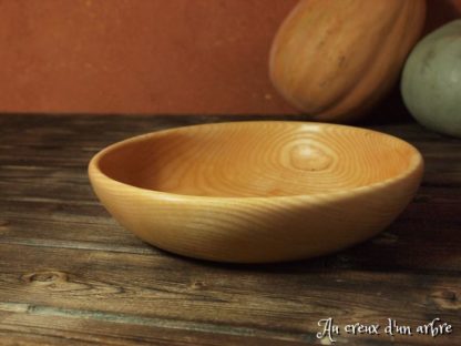 Assiette creuse en frêne – Image 3