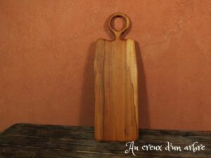 Planche à découper en pommier