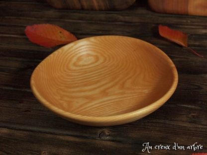 Assiette creuse en frêne – Image 2
