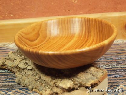 Assiette creuse en orme – Image 3