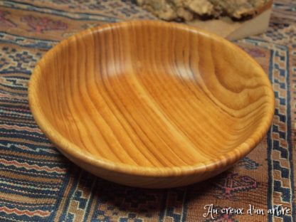 Assiette creuse en orme – Image 2