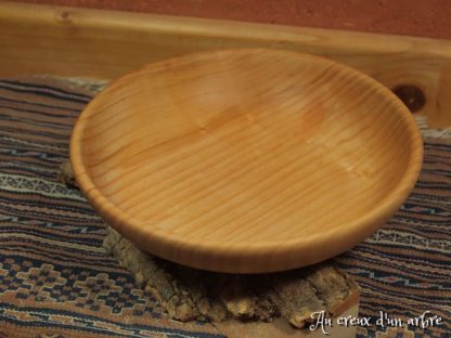 Assiette creuse en frêne – Image 3