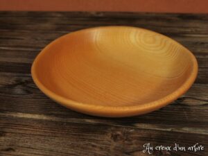 Assiette mi-creuse en frêne 583