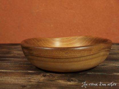 Assiette creuse en noyer – Image 3