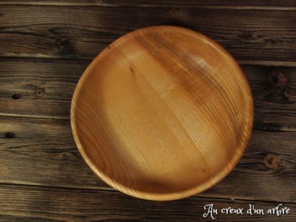 Assiette creuse en frêne-olivier – Image 5