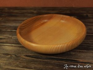 Assiette creuse en frêne-olivier 562