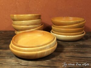 Assiettes creuses en frêne 59