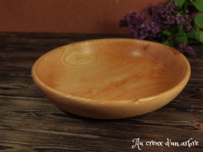 Plat en frêne