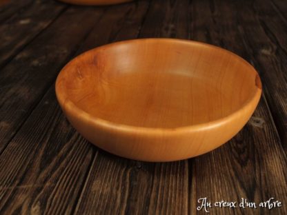 Assiette creuse en poirier – Image 5