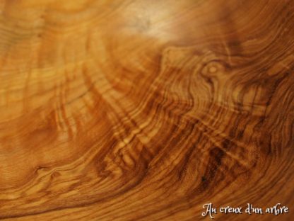 Assiette de service  en orme – Image 2