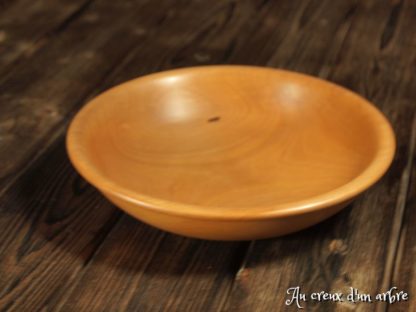 Assiette creuse en poirier – Image 5