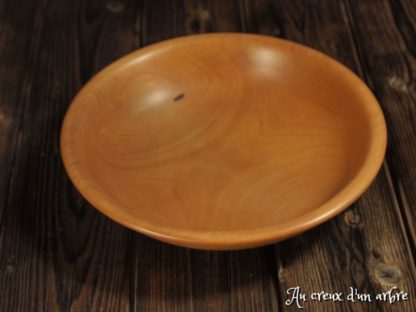 Assiette creuse en poirier – Image 4