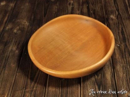 Assiette creuse en poirier – Image 7