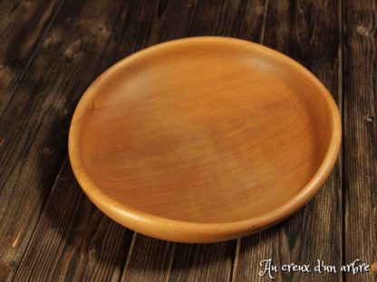Assiette creuse en poirier – Image 5