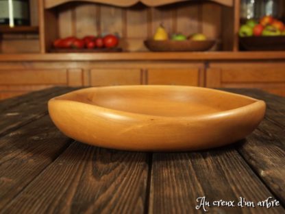 Assiette creuse en poirier – Image 4