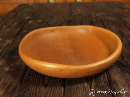Assiette creuse en poirier – Image 2