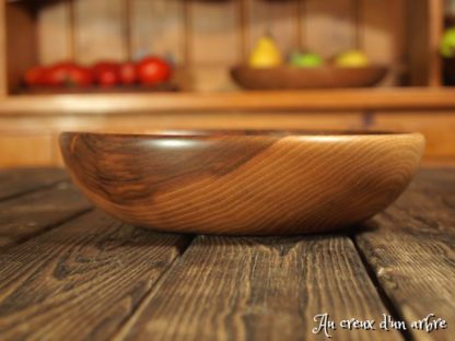 Assiette creuse en noyer – Image 3
