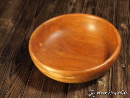 Assiette creuse en poirier – Image 5
