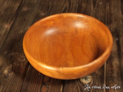 Assiette creuse en poirier – Image 3