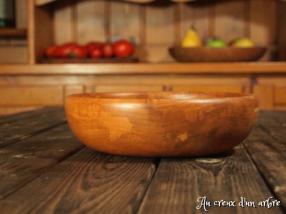 Assiette creuse en poirier – Image 4