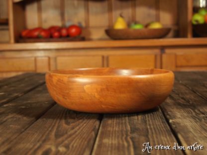 Assiette creuse en poirier – Image 2