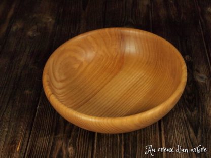 Assiette creuse en frêne-olivier – Image 3