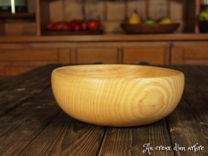 Assiette creuse en frêne – Image 2