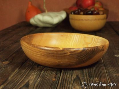 Assiette creuse en frêne-olivier – Image 4