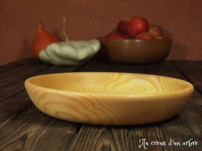 Assiette creuse en frêne – Image 3