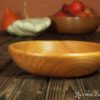 Assiette creuse en merisier – Image 5