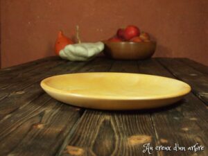 Assiette plate en érable 504