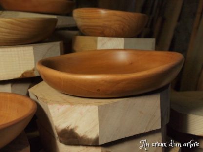Assiette creuse en poirier – Image 4
