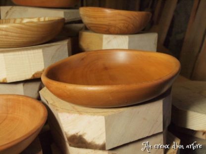 Assiette creuse en poirier – Image 5
