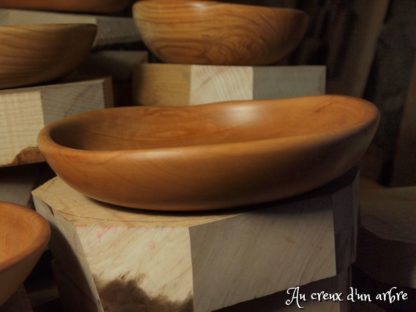 Assiette creuse en poirier – Image 2